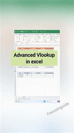 VLOOKUP Bhool Jao! 😱 Advanced VLOOKUP in Excel | Excel Tips & Tricks 🚀