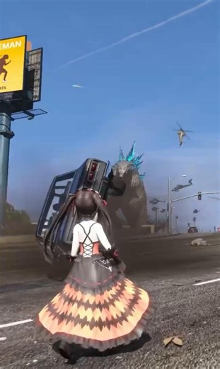 GTA V MOD GODZILLA INSANE