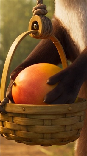 🌴 The Bamboo Fruit Lifter... #animation #science