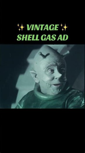 Vintage Shell Gas Ad #shell #gas #moon