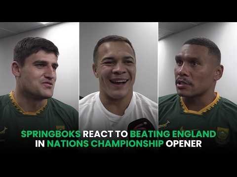 Kolbe, Willemse & de Villiers React To Springboks Beating England 🇿🇦🏴󠁧󠁢󠁥󠁮󠁧󠁿  | What Goes On Tour
