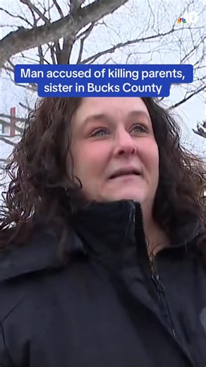 A man was arrested after his parents and sister were found dead inside a home in Bucks County, Pennsylvania, officials said. Kevin Castiglia, 55, is charged with homicide, terroristic threats, possession of an instrument of crime with intent, simple assault and recklessly endangering another person. | NBC10 Philadelphia