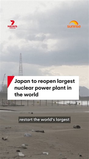 Japan is set to restart the world's biggest nuclear power plant, Kashiwazaki-Kariwa, nearly 15 years on since the Fukushima disaster in 2011. #nuclear #powerplant #fukushima #japan #nuclearenergy | 7NEWS Sydney