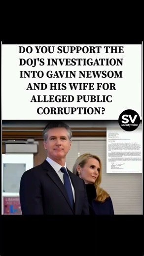 Gavin Newsom Claims DOJ Investigation Into Him & Wife Is Politically Motivated "Hit List"