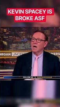 Kevin Spacey lost House of Cards and was told to pay back $31m. He is now broke #piersmorgan