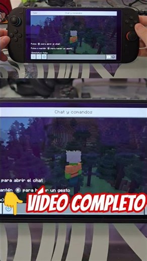 💬🎮 ABRIR el CHAT en MINECRAFT NINTENDO SWITCH 1 y 2 — FÁCIL