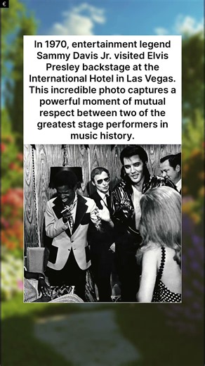 “When Legends Met Backstage: Elvis Presley & Sammy Davis Jr. in Las Vegas, 1970”.