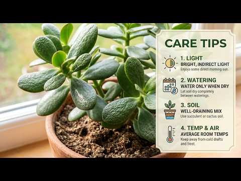 Jade Plant Care Secrets Nobody Tells You 🌿 (Grow Thick & Healthy!)