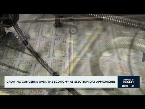 Growing concerns about the economy as election day approaches