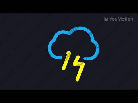 Weather Line Icons Pack (Ae) - 9 Free Animated Forecast Icons