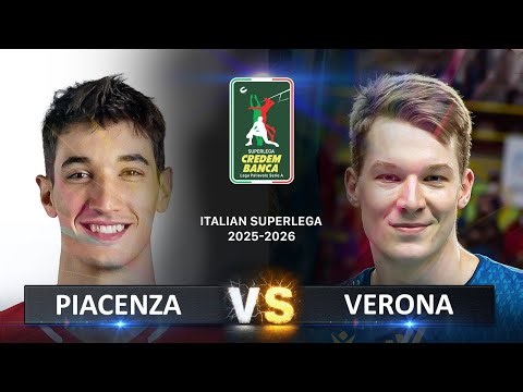 Piacenza vs Verona | Italian Volleyball SuperLega 2025/2026