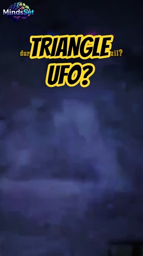 Giant triangle ufo inside of a stormthunder? #storm #ufo #triangle #mystery #alien #unexplained