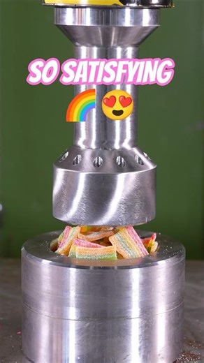 Oddly Satisfying Rainbow Candy Extrusion 🌈😍💥