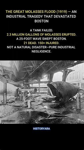 The great molasses flood 1919 — an industrial tragedy that devastated boston