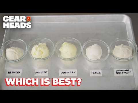 We Tasted Vanilla Ice Cream from 5 Ice Cream Makers (Cuisinart, Ninja CEAMi, Whynter) | Gear Heads