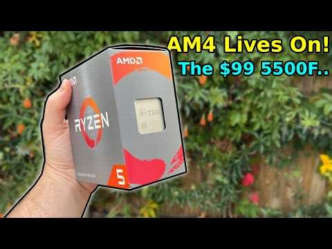 Gaming With The New $99 Ryzen 5 5500F