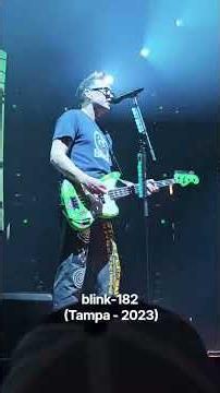 blink-182 medley. Tampa, FL (2023) #blink182 #markhoppus #travisbarker #tomdelonge #livemusic #tampa
