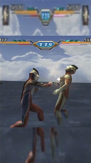 Ultraman Gaia (Supreme) vs Ultraman Gaia V1 #ultraman #ultramanfightingevolution3 #raillen #caspiro