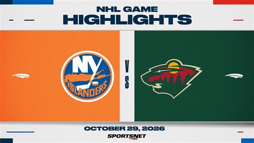 NHL Highlights | Islanders vs. Wild - October 29, 2026
