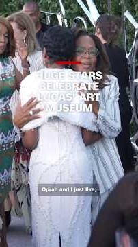 Huge stars celebrate Lucas' art museum opening