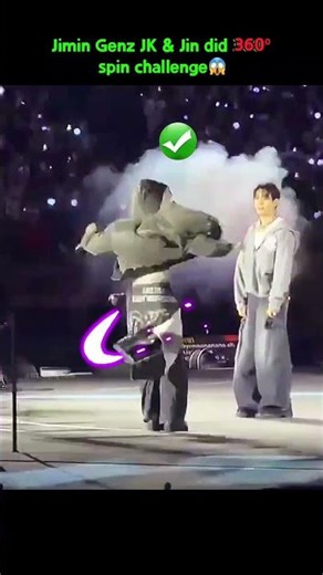 Jimin JK did an aerial flip and Jin cartwheel oh my god 😱🔥