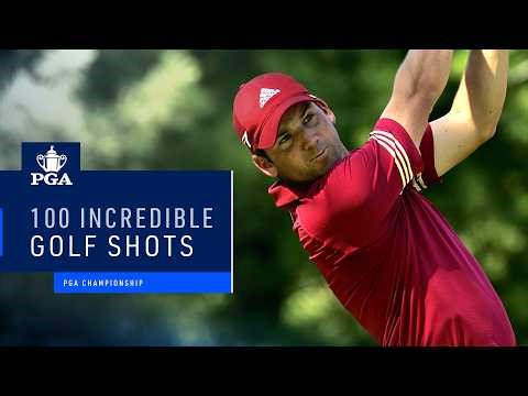 100 Incredible Golf Shots | PGA Championship