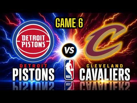 Detroit Pistons vs Cleveland Cavaliers - Game 6 NBA Playoffs - Eastern Conference Semi Finals