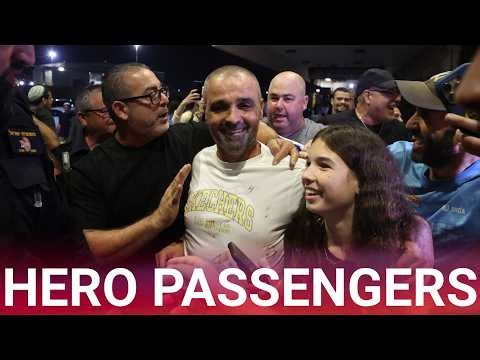 Hero Israeli plumber recounts moment passengers bravely restrain Flydubai attacker