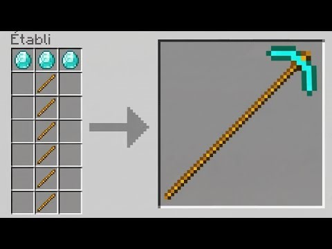 Voici Minecraft avec de Pioches CHEAT !