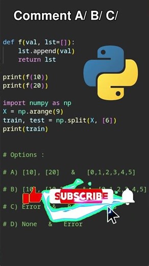 99% Coders Fail This Python Output Challenge 😳🐍 | Can You Solve It? 🔥 #shorts #coding #ai #video