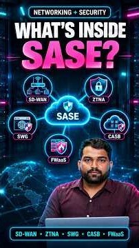 What is inside SASE? The 5 Key Components! #sase #ztna #sdwan