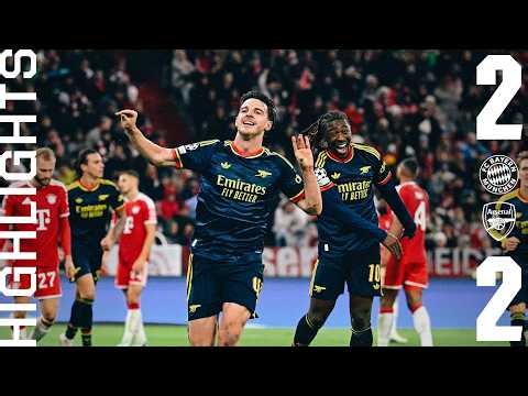 EZE AND RICE GOALS IN CRAZY GAME 🤯 | Bayern Munich vs Arsenal (2-2) | Champions League