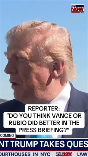 President Trump takes questions from reporters