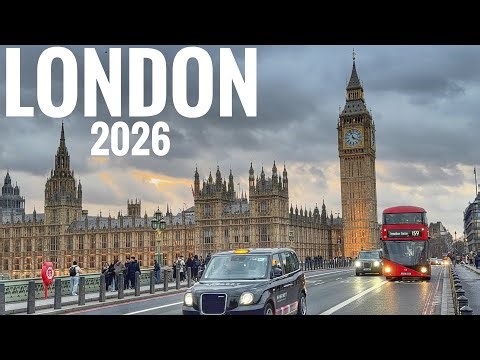 London City Tour 2026 | 4K HDR Virtual Walking Tour around the City | London Spring Walk 2026