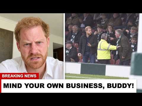 Prince Harry BOOED By British Crowd At Rugby Match! His UK Return Takes A BRUTAL Turn!