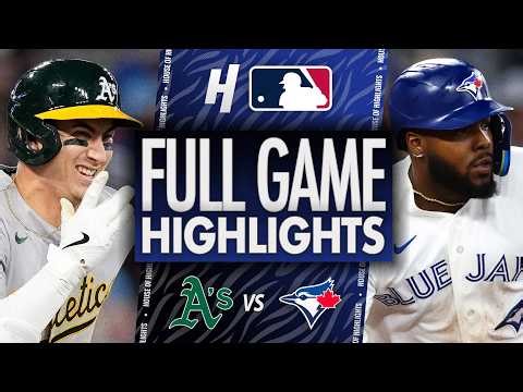 Athletics vs Toronto Blue Jays - FULL GAME HIGHLIGHTS | March 27, 2026 MLB Season