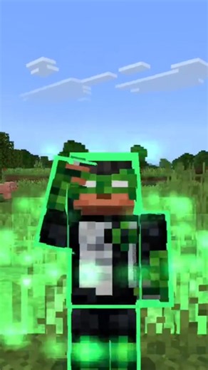 Green Lantern construct test #kylerayner #greenlantern #lantern #dcuniverse #minecraft #addonsmcpe
