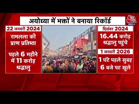 Khabardar: New Year के पहले दिन Ayodhya और Kashi में भी भक्तों ने सारे रिकॉर्ड तोड़ दिए | Ram Mandir