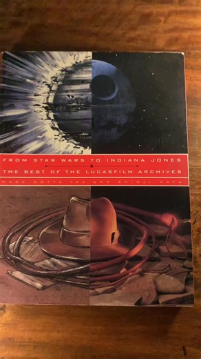 I am SO in love with this book. My dad bought it in Chicago in 1995. It’s called: the best of lucasfilm archives (from star wars to Indiana Jones) #starwars #indianajones #lucasfilm #artbook #fyp