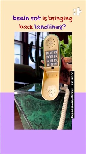 brain rot got so bad we brought back landlines #culturecordcutter #shorts