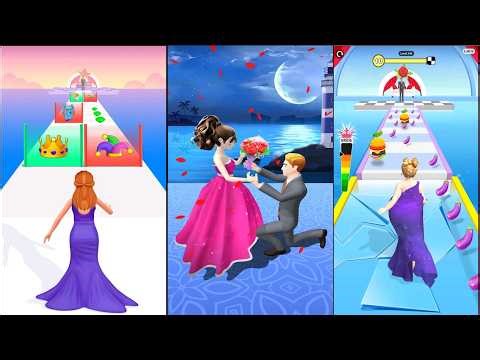 Bride Race : Makeup ,Dressup Walkthrough AllLevelsGameplay - Android ios gameplay