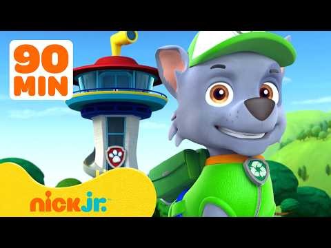 Rocky and the PAW Patrol Pups Get Called to the Lookout Tower! #24 | 90 Minutes | Nick Jr.