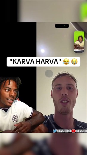 #ColePalmer was confused after Speed called Khvicha #Kvaratskhelia, KARVA HARVA 😭 (via @IShowSpeed) #ishowspeed #futbol #football