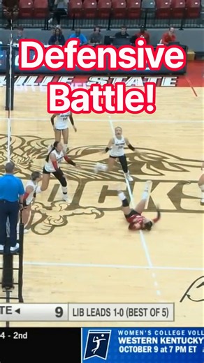 Wild almost one minute D1 Volleyball Rally. #libero #d1athlete #dmoon