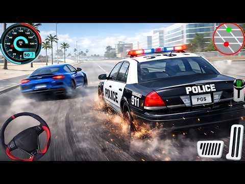 Police Car Chase Simulator 3D Game - Real Cop Cars Driving Simulator 2025 - Android GamePlay