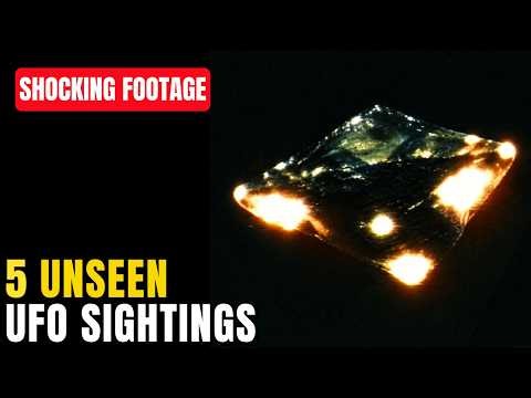 Pyramid UFO Over Brazil & Fiery Objects Over Tijuana | 5 Unseen UFO Sightings Caught on Camera