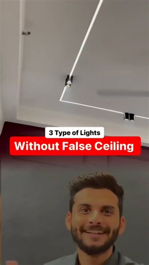 Lights Without a False Ceiling: Upgrade Your Space by houmeindia [Video] | Lighting options without false ceiling, Diy false ceiling ideas, Kitchen lighting without false ceiling