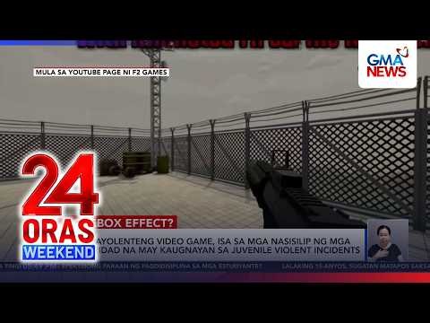 Violent video games, sinisilip kung may kaugnayan sa juvenile violent incidents | 24 Oras Weekend