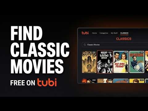 How to Find Classic Movies on Tubi Step by Step (2026)