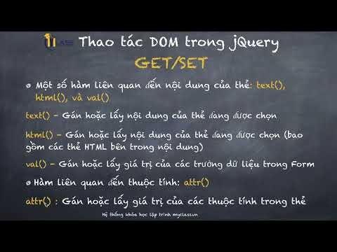 Bài 67_ jQuery – DOM